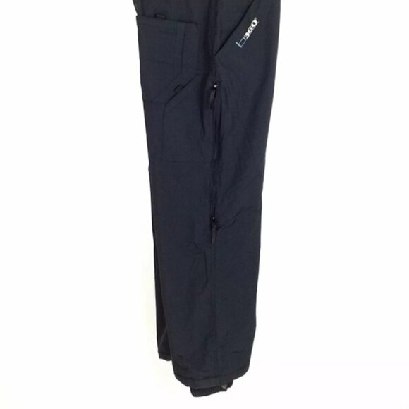 B360 Aquaphile Black Lined Nylon Adjustable Waist Snow Pants Mens Medium - Picture 5 of 16